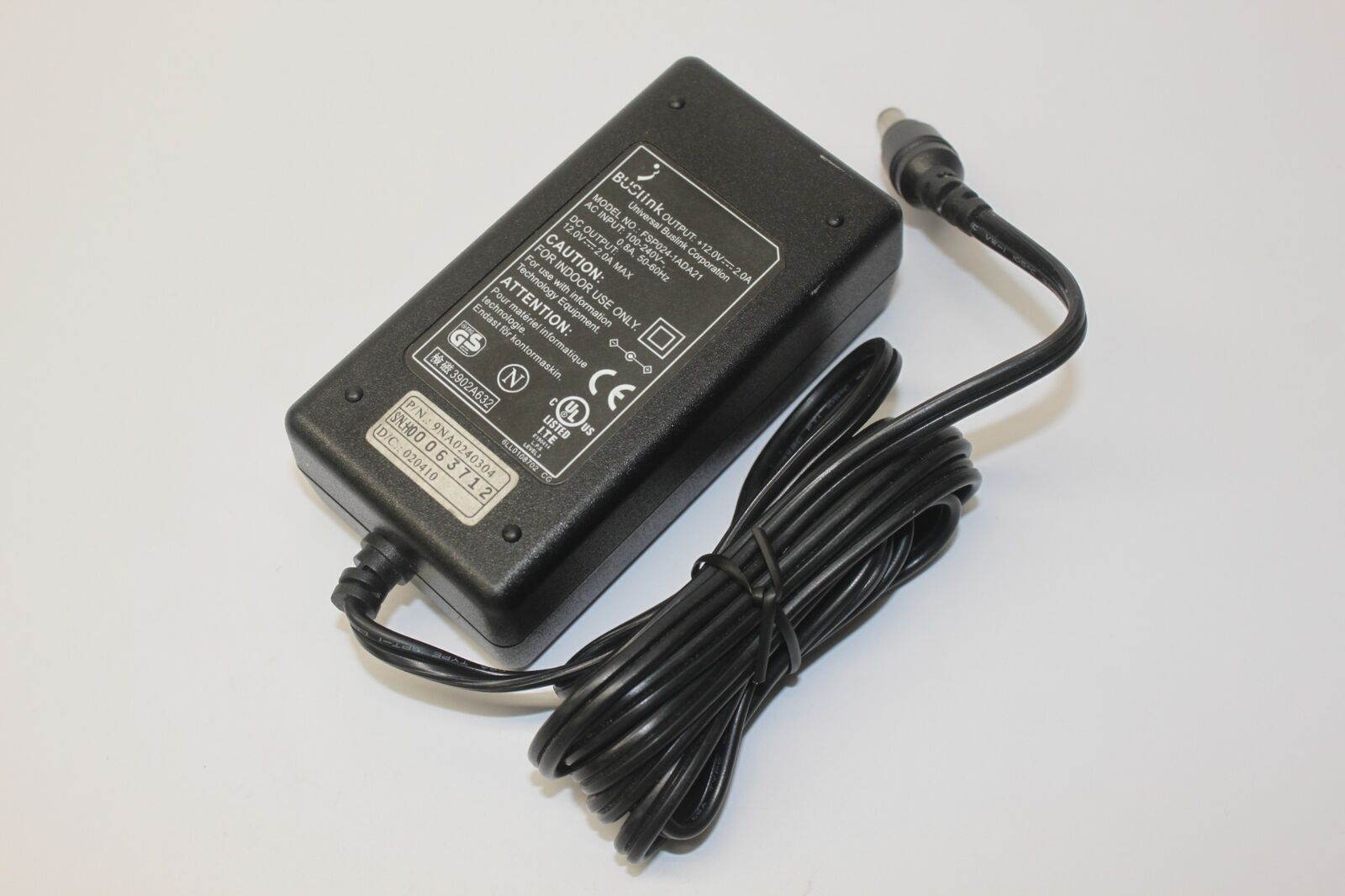 Original Buslink FSP024-1ADA21 AC Adapter 12V 2.0A Power Supply Charger Brand: Buslink Type: Adapter MPN: FSP024-1A - Click Image to Close